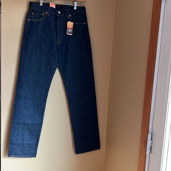 Levi's Denim - Levi’s original 501s straight leg button fly shrink to fit 31 x 34 brand new